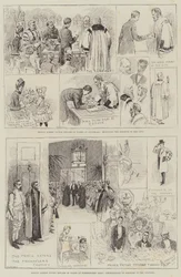 Prinz Albert Victor Edward von Wales in der City of London